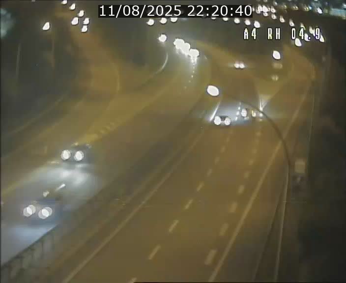 Traffic live webcam Luxembourg Leudelange - A4 - BK 4.9 - direction Luxembourg