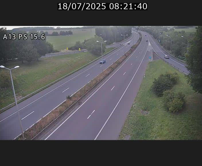 Traffic live webcam Luxembourg Kayl - A13 direction Dudelange - BK 15.6