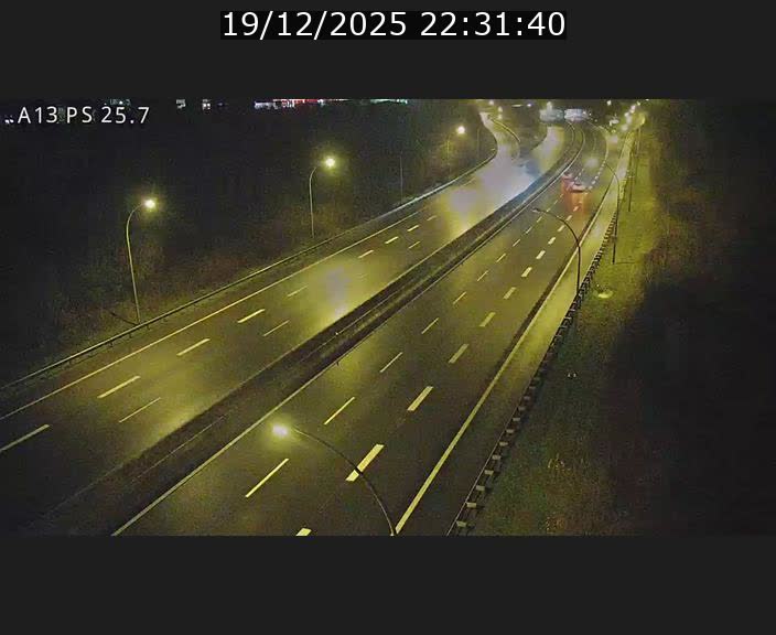 Traffic live webcam Luxembourg Frisange - A13 direction Allemagne - BK 26