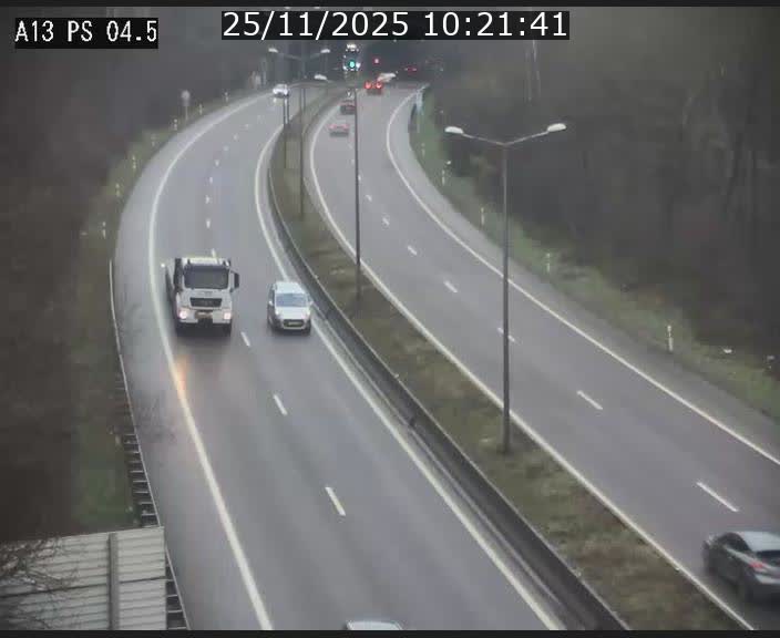 Traffic live webcam Luxembourg Differdange - A13 direction Esch-sur-Alzette - BK 4.5