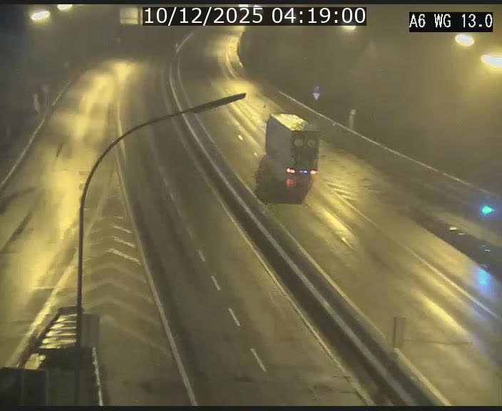 Traffic live webcam Luxembourg Mamer - A6 - BK 13 - direction Luxembourg/France/Allemagne