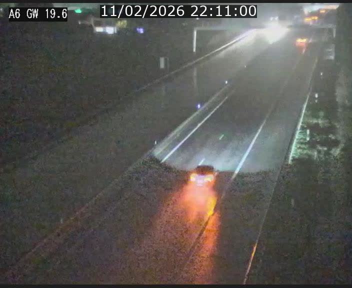 Traffic live webcam Luxembourg - Steinfort - A6 - BK 19.6 - direction Belgique