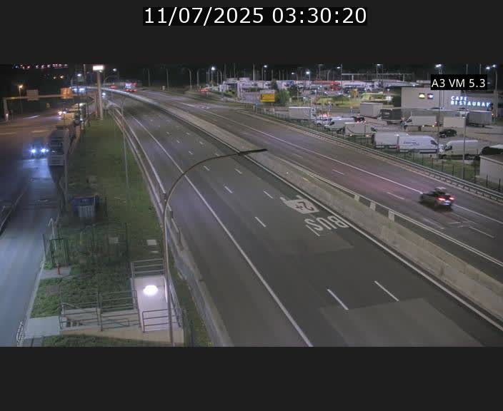 Traffic live webcam Luxembourg Aire de Berchem - A3 - BK 5 - direction France
