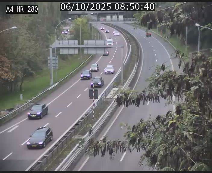 Webcam traffic A4 Luxembourg - BK 0.2 - P+R Bouillon (direction Luxembourg)