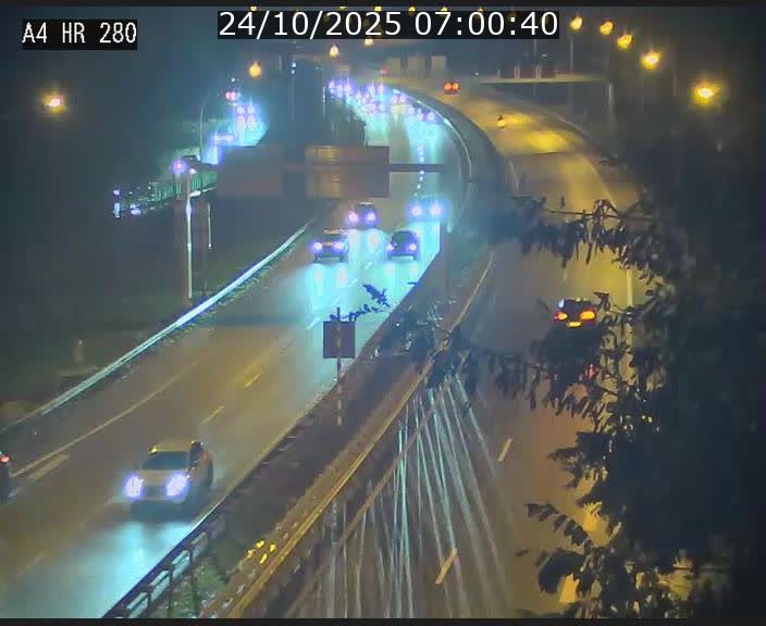 Webcam traffic A4 Luxembourg - BK 0.2 - P+R Bouillon (direction Luxembourg)