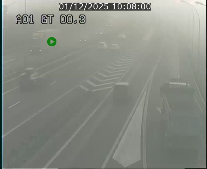 Traffic live webcam Luxembourg Croix de Gasperich - A1 direction Kirchberg - BK 0.3