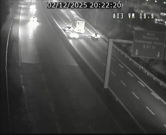 Webcam Autoroute à la Croix de Bettembourg - A3 - BK 9.9 - direction France