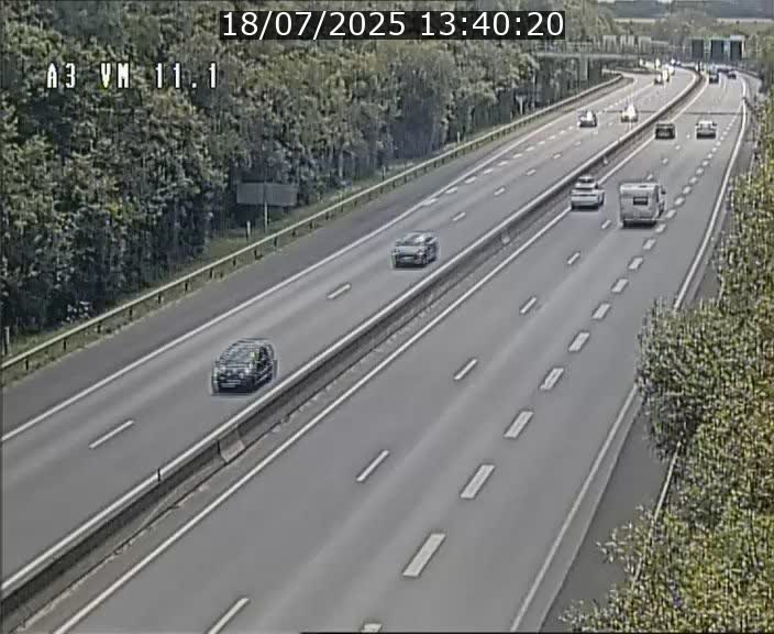 Webcam à la frontière franco-luxembourgeoise, avant la Croix de Bettembourg - BK 11.1 - direction Luxembourg-ville