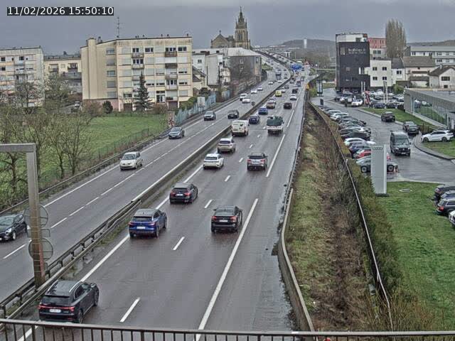 Caméra autoroute France - A31, Thionville direction Metz
