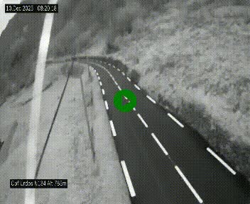 Webcam dans les Pyrénées Atlantique au niveau du col d'Urdos et du fort du Pourtalet sur la N134, en direction du Col et du tunnel du Somport, à 765 mètres d'altitude