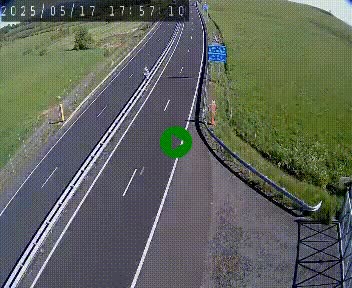 Caméra autoroute A75 à hauteur du col de la Fageole en direction de Clermont-Ferrand