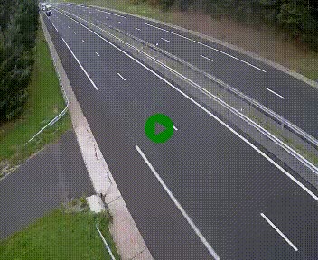 Caméra autoroute A75 à hauteur du col des Issartets en direction de Montpellier