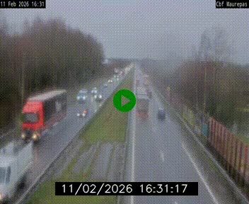 Webcam sur le périphérique de Rennes (N136) à hauteur de Maurepas, au nord de la ville