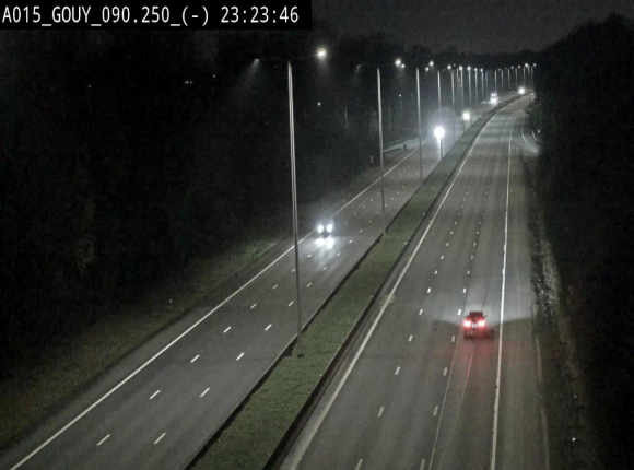 Webcam autoroute Belgique - Gouy-lez-piéton - E42 - BK 90.3