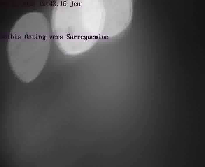 Webcam installée le long de D31bis (France) à Oeting, pointée vers Sarreguemines, utile pour suivre précisément les conditions de trafic.