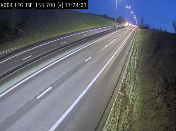 Webcam autoroute E411 à hauteur de Léglise, en direction de Luxembourg