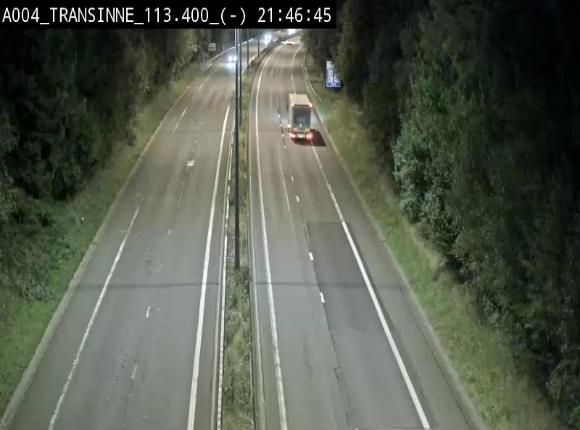 Caméra trafic E411 (A4) - Transinne direction Namur - BK 113.425