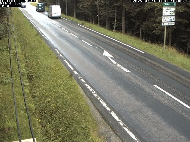 Caméra du Collet sur la route de Colmar (D417)