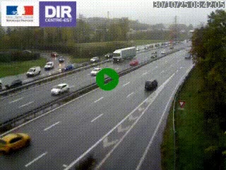 Caméra routière à hauteur de la sortie 15 Chambéry-centre au PK 4,103 en direction d'Albertville