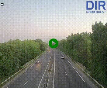 Webcam sur le périphérique de Caen (N814) à l'est de la ville, à Mondeville hauteur de la sortie 2, Presqu'île-Rives de l'Orne, au bout de l'autoroute A13