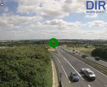 Webcam au début de l'A84 sur le périphérique Ouest de Caen (N814) à hauteur de la sortie 9, Porte de Bretagne