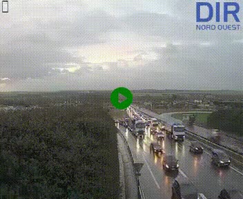 Webcam au début de l'A84 sur le périphérique Ouest de Caen (N814) à hauteur de la sortie 9, Porte de Bretagne