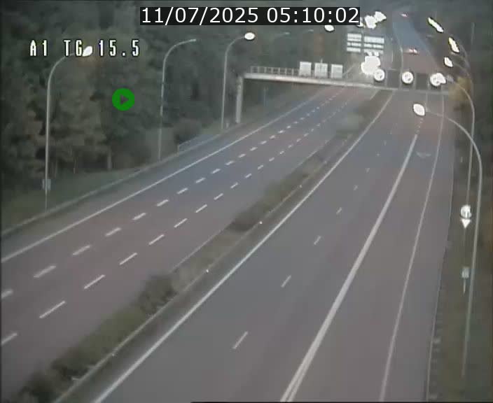 Traffic live webcam Luxembourg Munsbach - A1 direction Luxembourg - BK 15.5