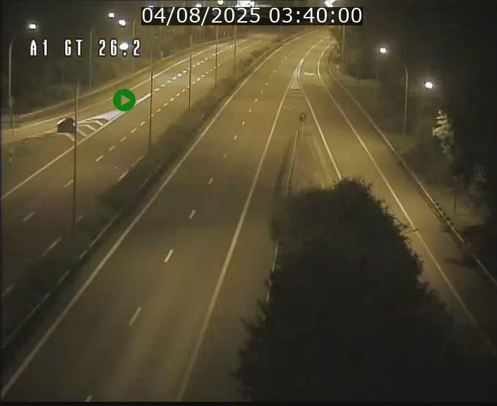 Traffic live webcam Luxembourg Grevenmacher - A1 direction Allemagne - BK 26.2