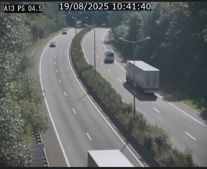 Traffic live webcam Luxembourg Differdange - A13 direction Esch-sur-Alzette - BK 4.5