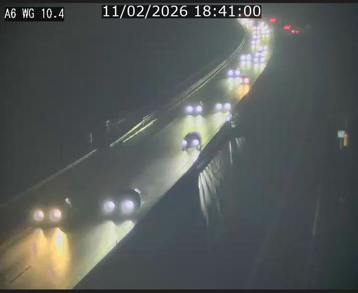 Traffic live webcam Luxembourg Mamer - A6 - BK 10.4 - direction Luxembourg/France/Allemagne