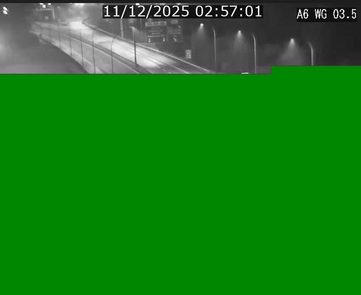 Traffic live webcam Luxembourg - Croix de Cessange - A6 - BK 3.5 - direction France/Allemagne