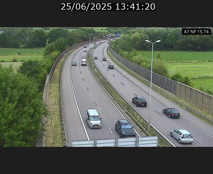 Caméra trafic Luxembourg - A7, Tunnel Mersch, entrée nord, direction Lorentzweiler