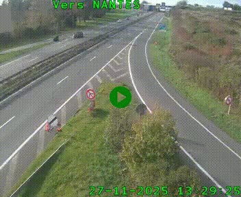 Webcam N147 au nord de Poitiers et à la jonction avec la A10