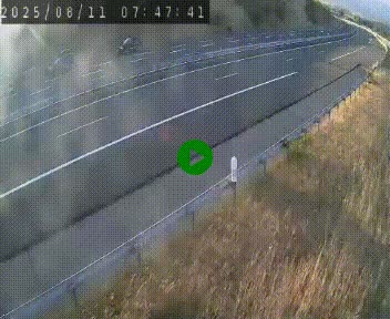 Caméra autoroutière France - A75, Engayresque, entre Millau et Séverac-le-Chateau, en direction de Montpellier