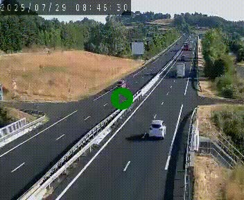 Caméra autoroutière France - A75, Coren, en direction de Montpellier