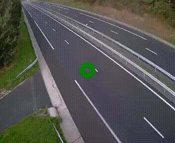 Caméra autoroute A75 à hauteur du col des Issartets en direction de Montpellier