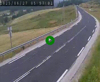 Webcam routière au niveau du col de la Chavade en Ardèche, sur la N102 à 1266 mètres d'altitude