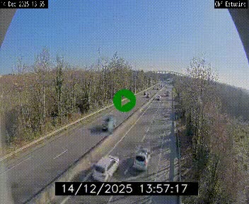Webcam sur le périphérique de Nantes (N844) après la Porte de Bouguenais, à l'ouest de la ville