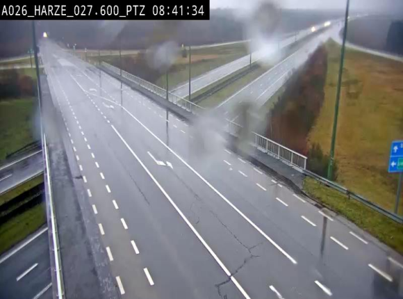 Caméra autoroute Belgique - Sougné-Remouchamps,E25 direction Luxembourg