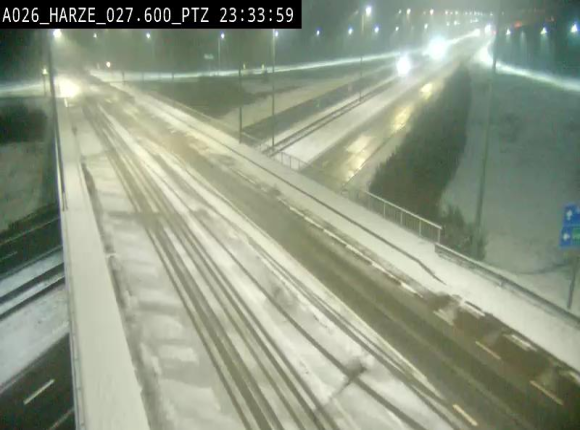 Caméra autoroute Belgique - Sougné-Remouchamps,E25 direction Luxembourg