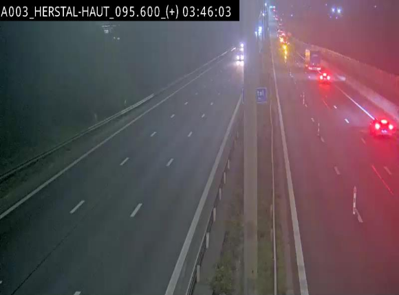 Webcam autoroute Belgique - Herstal - E40 direction Aix-la-Chapelle - BK 97