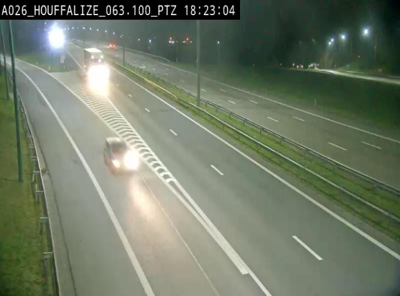 Caméra autoroute Belgique - Houffalize, E25 direction Liège