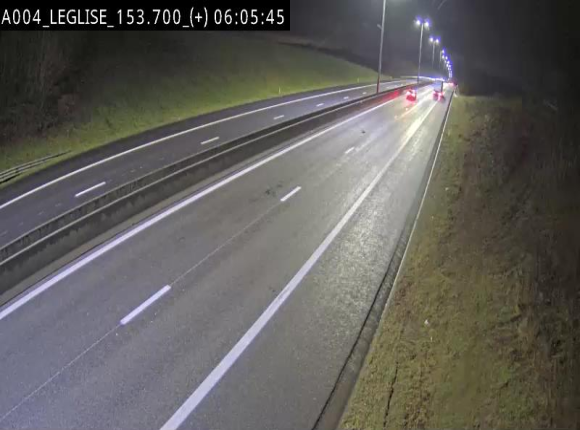 Webcam autoroute E411 à hauteur de Léglise, en direction de Luxembourg