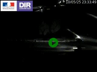 Webcam traffic à Grenoble-sud sur l'autoroute A480. Vue orientée vers l'entrée et la sortie de Grenoble