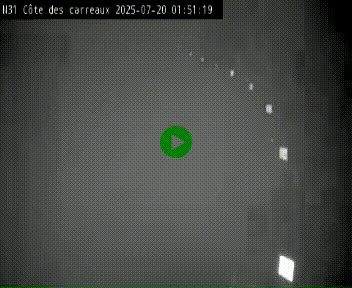 Webcam en haut de la Côte des Carreaux sur la N31 à Avesnes-en-Bray. Vue orientée vers Rouen