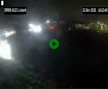 Webcam en périphérie de Chartres sur la N123, à hauteur de Luisant. Vue orientée vers Chartres