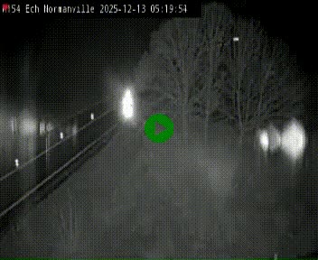 Webcam à hauteur du Leclerc Normanville sur la N154. Vue orientée vers Rouen