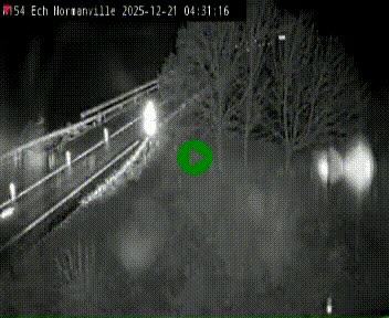 Webcam à hauteur du Leclerc Normanville sur la N154. Vue orientée vers Rouen