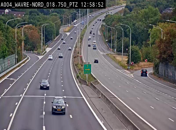 Webcam traffic E411(A4) - BK 18.7 - Bierges (Wavre Nord)