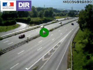 Caméra routière à hauteur de la sortie 15 Chambéry-centre au PK 4,103 en direction d'Albertville